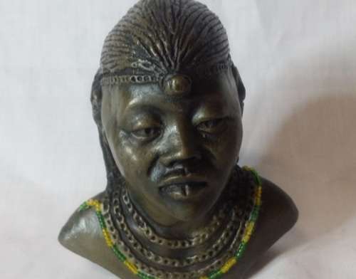 TOP QUALITY  RESIN AFRICAN FIGURINE BUST