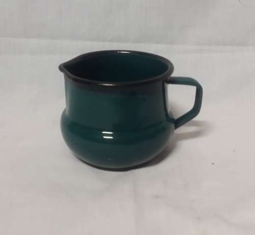 ENAMEL GREEN MILK JUG