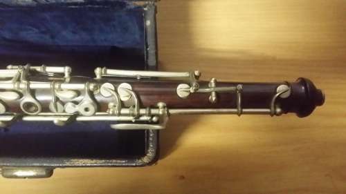 MUSICAL INSTRUMENT HAWKES  & SON LONDON " BASSOON " ?? FLUTE ??
