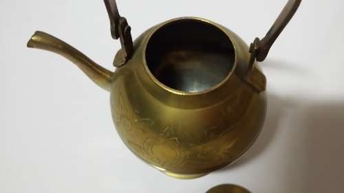 SMALL BRASS KETTLE