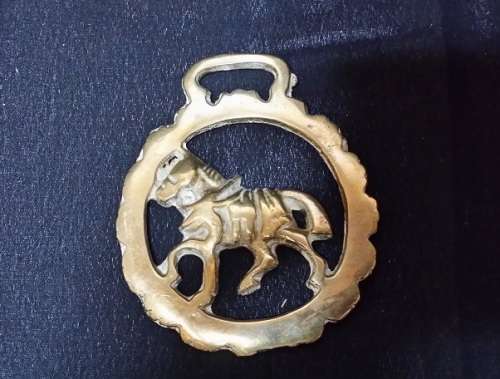 VINTAGE BRASS HORSE