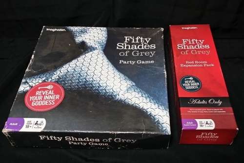 FIFTY SHADES OF GREY PARTY GAME PLUS RED ROOM EXPANSION PACK
