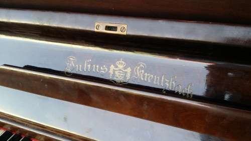 ANTIQUE  JULIUS KREUTZBACH LEIPZIG GERMANY PIANO / NOTE COLLECTION IN EDENVALE JHB