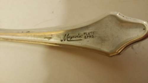 VINTAGE SILVER PLATE EPNS MAJESTIC  SOUP SPOON