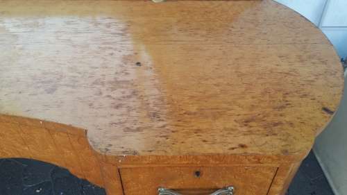 VINTAGE SEVEN DRAWER  WALLNUT DRESSING TALE / collection only Edenvale Jhb