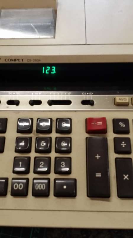 SHARP ELECTRIC ADDING MACHINE