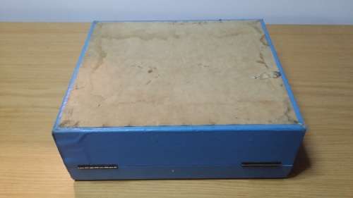VINTAGE BLUE JEWELERY CASE