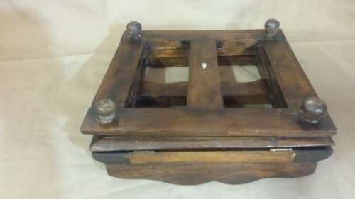 VINTAGE  WOODEN  BOOK STAND