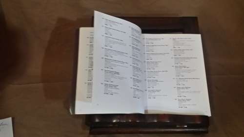 VINTAGE  WOODEN  BOOK STAND