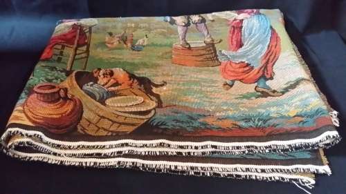 LARGE 180 CM X 65 CM MACHINE MADE TAPESTRY