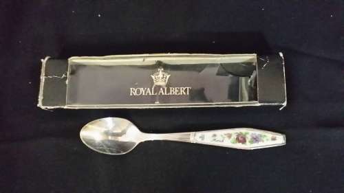 ROYAL ALBERT SILVER PLATED  TEASPOON