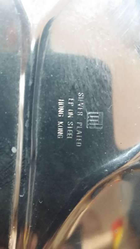VINTAGE SILVER PLATED LEAF SHAPE 3 FOOTED    BOWL 24 CM X 20CM