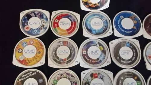 ASSORTMENT OF PSP GAMES AND MOVIES  ( 15 )  ONE JOBLOT