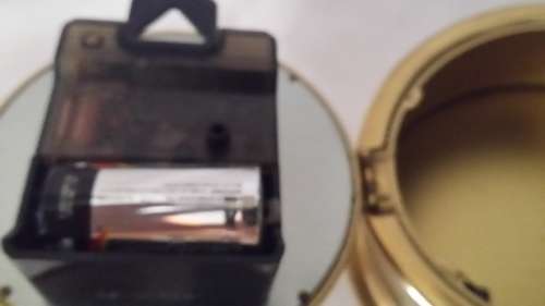 BRASS STOCKBURGER CLOCK