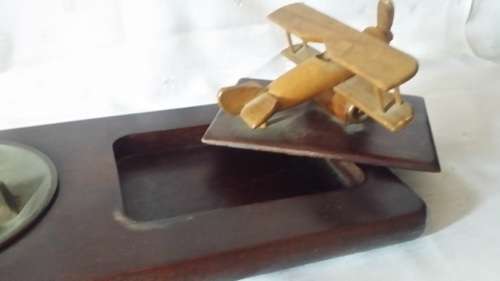WOODEN PLANE DECOR