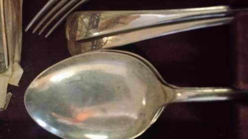VINTAGE SHEFFIELD CUTLERY SET IN BOX 45 PIECE