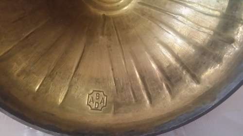 VINTAGE BRASS  CANDLE HOLDER