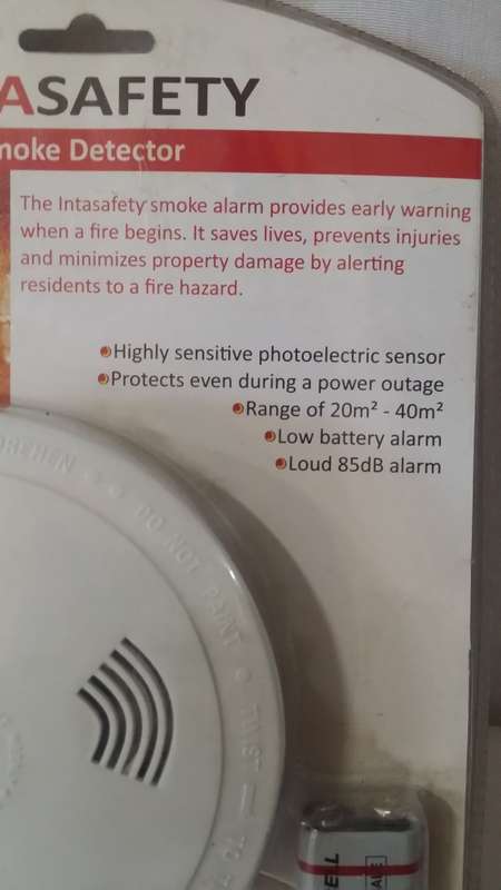 INTA SAFETY SMOKE DETECTOR