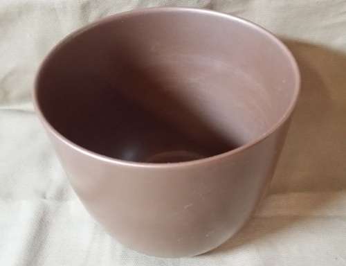 BROWN STONEWARE BOWL