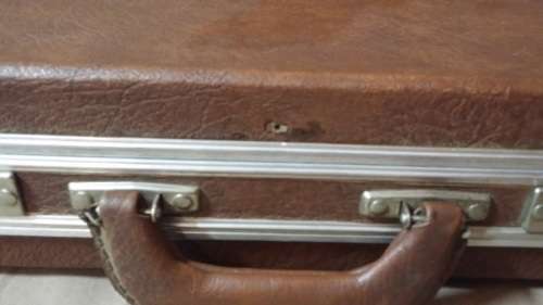 BROWN BRIEFCASE