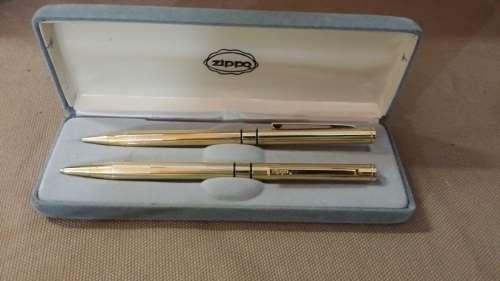 ZIPPO USA BALL POINT PEN AND PENCIL SET