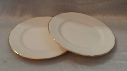 TWO  QUEEN ANNE SIDE PLATES ENGLAND ONE PRICE FOR BOTH