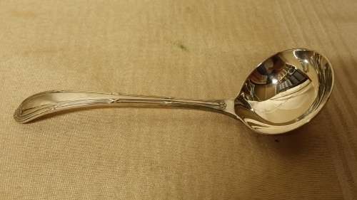 SILVER PLATED EPNS SUGAR SPOON .