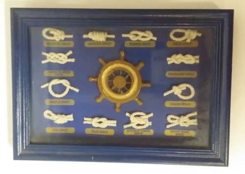 FRAMES - DIFFERANT TYPES OF KNOTS 17 X 12 CM