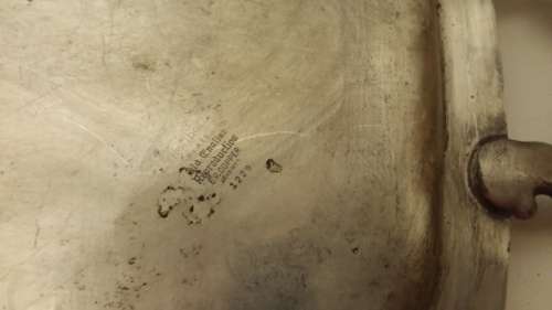 SILVER PLATED TRAY 48 CM X 27 CM  WELL USED