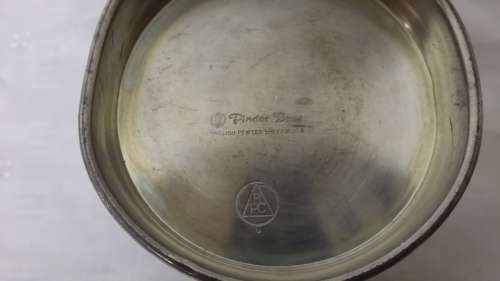 PINDER BROS ENGLISH PEWTER  SHEFFIELD CUP / MUG
