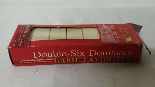 DOUBLE SIX DOMINOes SET