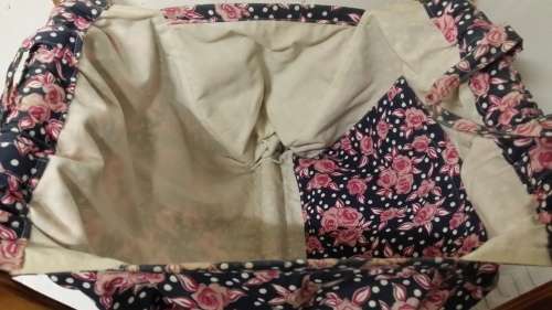 VINTAGE KNITTING FOLDING BASKET 3 7CM X 30 CM