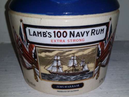 LAMBS 100 NAVY RUM DECANTER