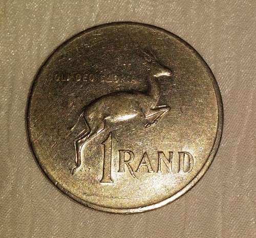 1982 SOUTH AFRICAN R 1 COIN