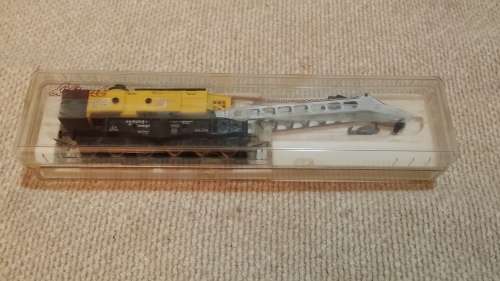 HO Train Liliput Operating Wrecking Crane Car