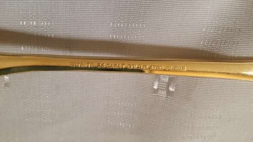 EETRITE 24 CARAT GOLD PLATED CAKE LIFTER FLEUR