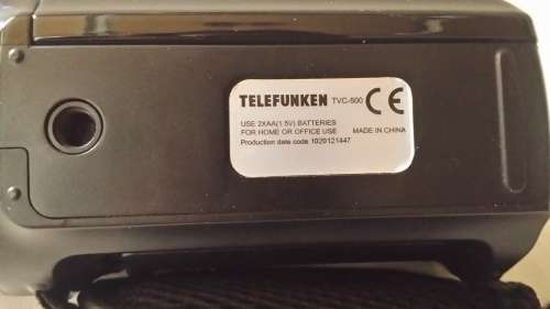 TELEFUNKEN TVLC 500 DIGITAL VIDEO CAMERA  USE 2 X AA BATTERIES