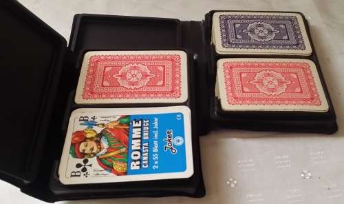 ROMME CANASTA BRIDGE PLAYING CARDS 4 PACKS