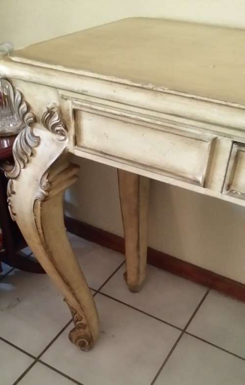 FRENCH COLONIAL  CONSOLE TABLE 165 cm L X 57 cm  W X 88 cm H / COLLECTION ONLY
