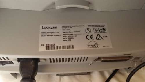 LEXMARK X215 LAZER PRINTER NEEDS NEW INK