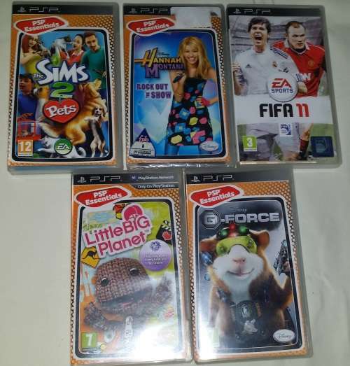 FIVE PSP GAMES