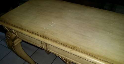 FRENCH COLONIAL  CONSOLE TABLE 165 cm L X 57 cm  W X 88 cm H / COLLECTION ONLY