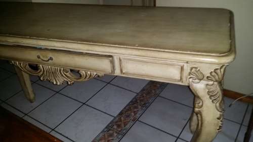 FRENCH COLONIAL  CONSOLE TABLE 165 cm L X 57 cm  W X 88 cm H / COLLECTION ONLY