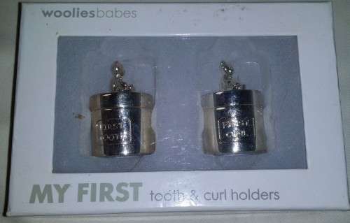 BABY FIRST TOOTH AND CURL STORAGE JAR SET