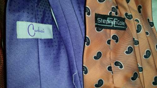 FIVE MEN`S TIES BRANDED