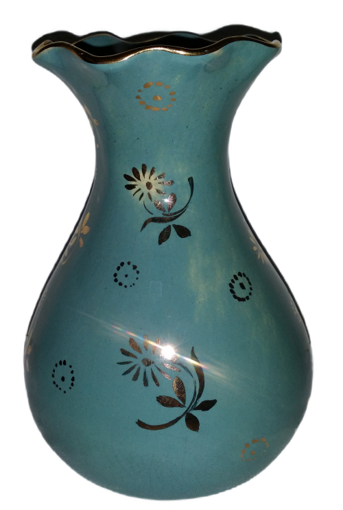 Hand painted Vase - 005 numbered 14 cm