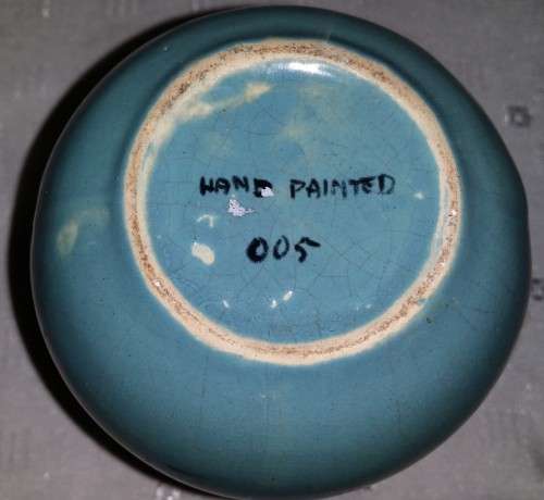 Hand painted Vase - 005 numbered 14 cm