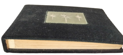 Vintage  velvet Photo Album 21 x 16 x 4 cm
