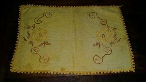 Embroidery Tray , Table Cloth  -  45 x 29  cm