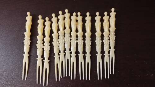 Vintage Set of  Twelve  Cocktail Forks